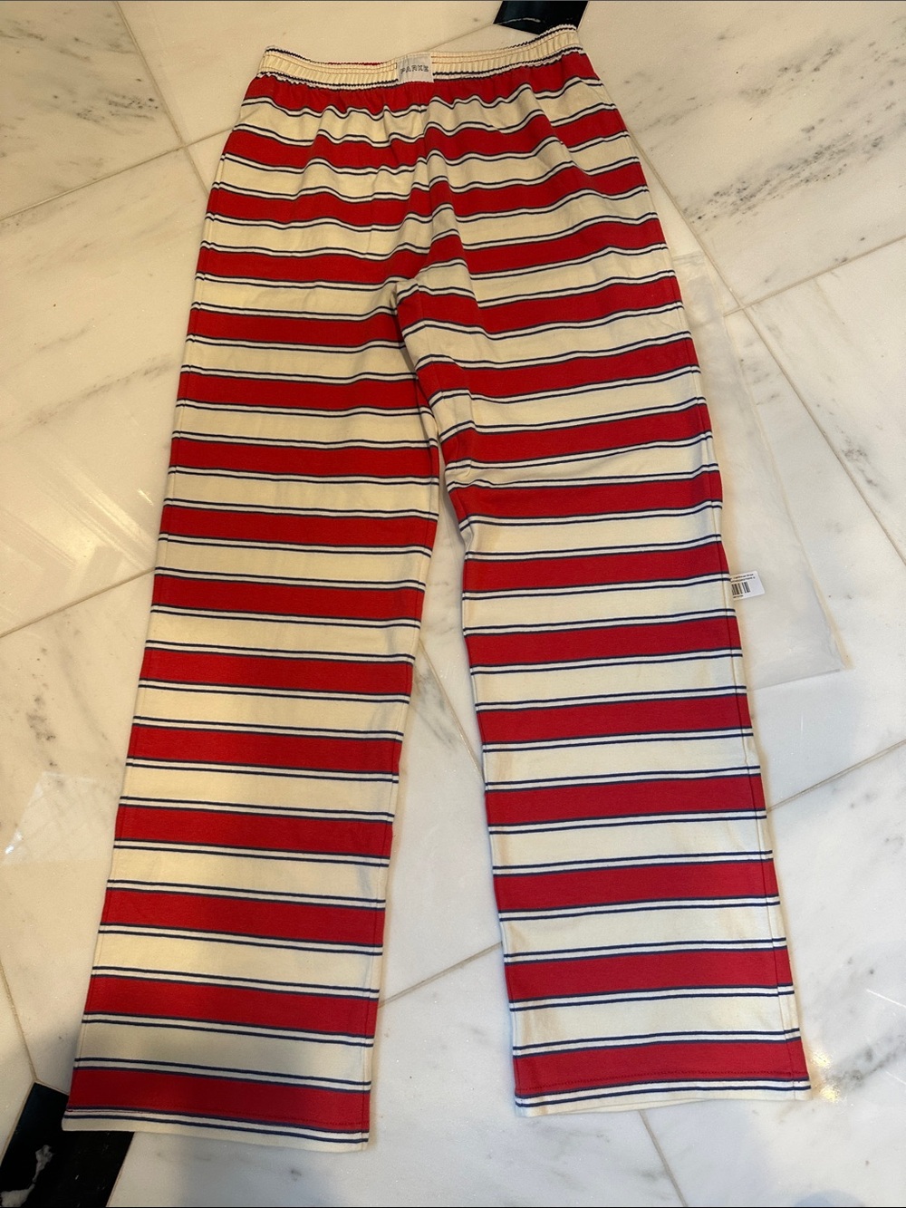 Parke Coastal Cotton Boxer Pants - Lighthouse Stripe - Picture 2 of 6